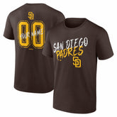 San Diego Padres Hustle Personalized Name & Number T-Shirt Discount