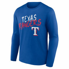 Texas Rangers Hustle Personalized Name & Number Long Sleeve T-Shirt Near Me