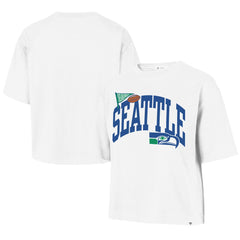 Seattle Seahawks '47 Women's Reed City T-Shirt - White - 47 brand