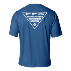 New York Rangers Columbia PFG Terminal Tackle Omni-Shade T-Shirt - Blue | NHL Clearance