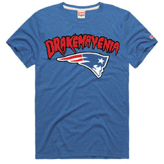 Drake Maye New England Patriots Homage Unisex Drakemayenia Tri-Blend T-Shirt - Royal - NFL