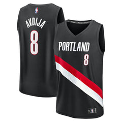 Fanatics Deni Avdija Portland Trail Blazers Fast Break Replica Jersey Icon Edition Black