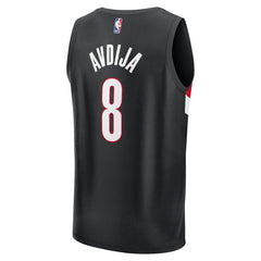 Fanatics Deni Avdija Portland Trail Blazers Fast Break Replica Jersey Icon Edition Black