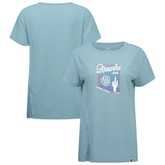 Milwaukee Brewers Levelwear Women's Influx Spring Training Sunrise Bold T-Shirt Near Me
