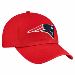 New England Patriots '47 Clean Up Primary Logo Adjustable Hat - Red - 47 brand
