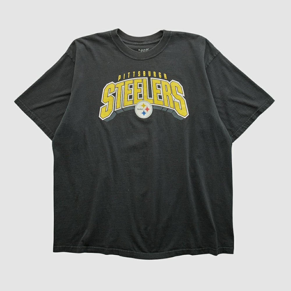 Pittsburgh Steelers Reebok 2000s T-shirt - Black Vintage - Fanatics