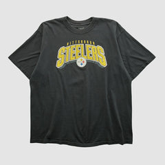 Pittsburgh Steelers Reebok 2000s T-shirt - Black Vintage - Fanatics