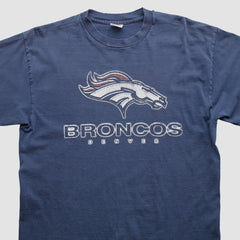 Denver Broncos Delta 2000s Long Sleeve T-shirt - Navy Vintage - Fanatics