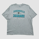 Jacksonville Jaguars Reebok 2000s T-shirt - Heather Gray Vintage - Fanatics