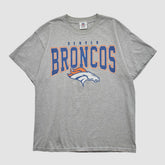 Denver Broncos NFL 2010s T-shirt - Heather Gray Vintage - Fanatics