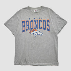 Denver Broncos NFL 2010s T-shirt - Heather Gray Vintage - Fanatics