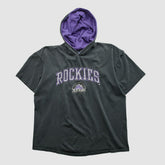 Colorado Rockies Logo 7 90s Hooded T-shirt Online