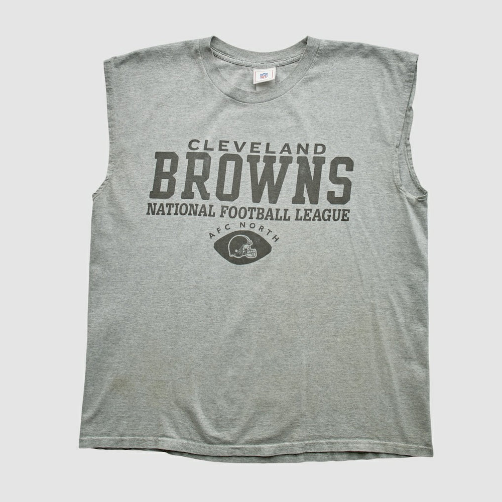 Cleveland Browns NFL 2000s Tank - Heather Gray Vintage - Fanatics