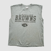 Cleveland Browns NFL 2000s Tank - Heather Gray Vintage - Fanatics