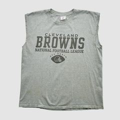 Cleveland Browns NFL 2000s Tank - Heather Gray Vintage - Fanatics