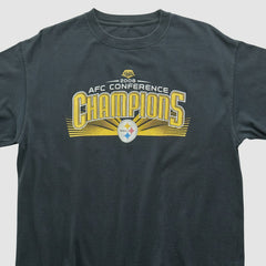 Pittsburgh Steelers 2008 T-shirt - Black Vintage - Fanatics