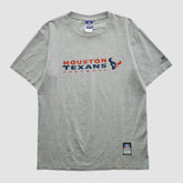 Houston Texans Reebok 2000s T-shirt - Heather Gray Vintage - Fanatics