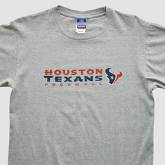 Houston Texans Reebok 2000s T-shirt - Heather Gray Vintage - Fanatics
