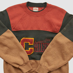 Kansas City Chiefs Nutmeg Mills 90s Pullover Sweatshirt - Clay Vintage - Fanatics