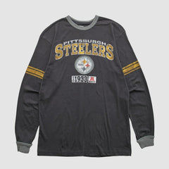 Pittsburgh Steelers NFL 2010s Long Sleeve T-shirt - Black Vintage - Fanatics