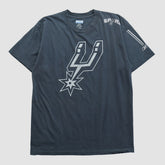 Vintage San Antonio Spurs Reebok 2000s T-shirt Black