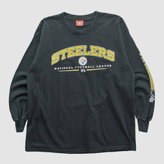 Pittsburgh Steelers NFL 2000s Long Sleeve T-shirt - Black Vintage - Fanatics