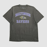 Baltimore Ravens NFL 2010s T-shirt - Dark Heather Gray Vintage - Fanatics