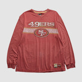 San Francisco 49ers NFL 2010s Long Sleeve T-shirt - Red Vintage - Fanatics