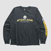 Pittsburgh Steelers NFL 2010s Long Sleeve T-shirt - Black Vintage - Fanatics