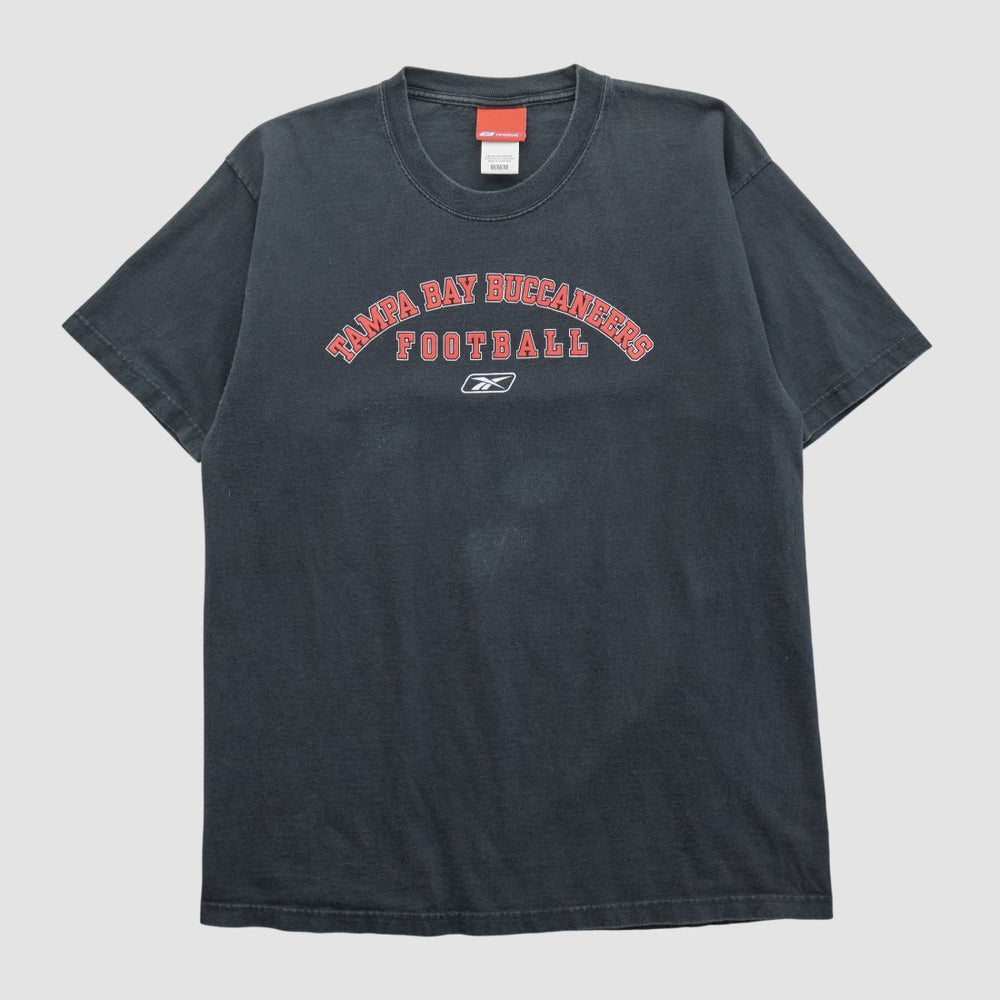 Tampa Bay Buccaneers Reebok 2000s T-shirt - Black Vintage - Fanatics