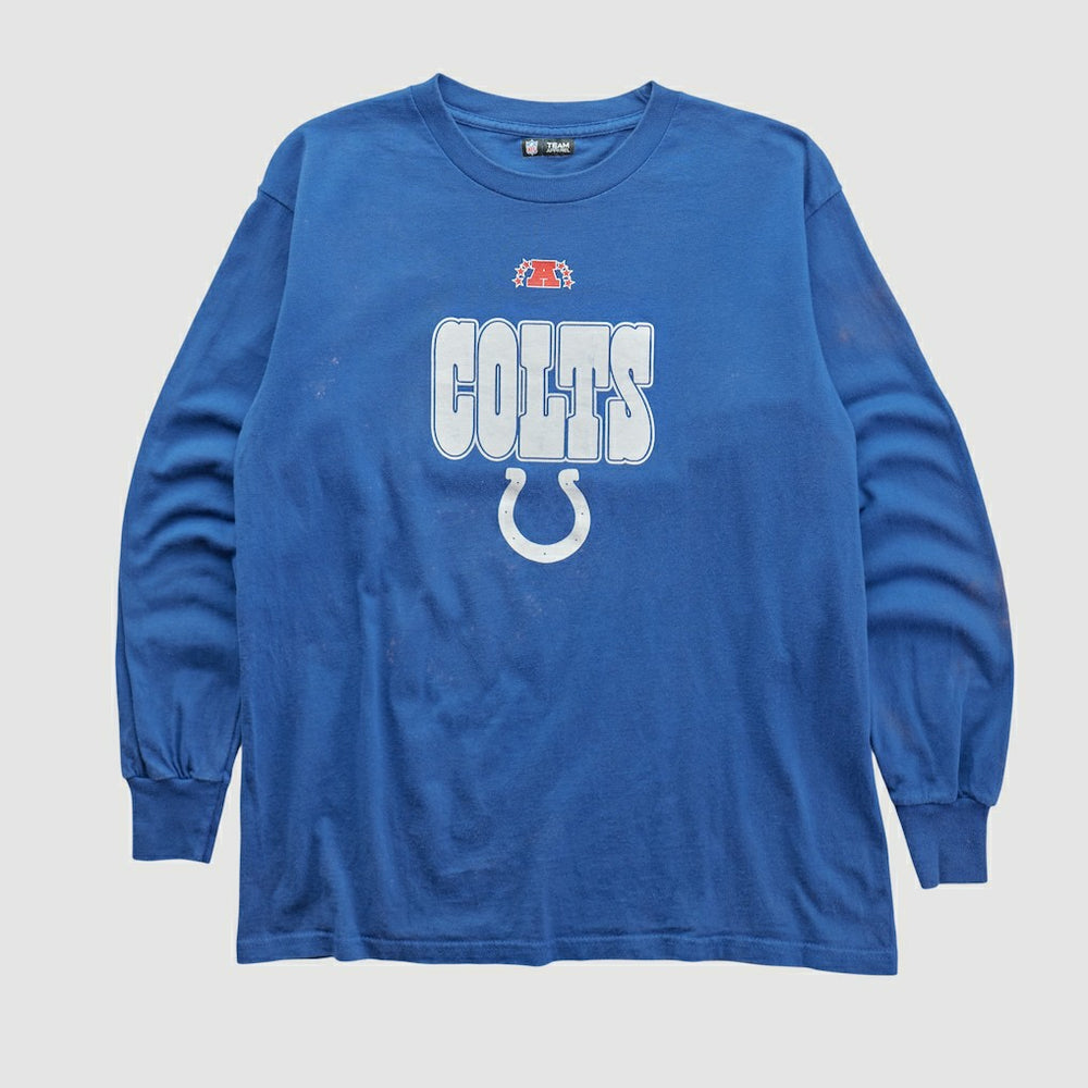 Indianapolis Colts NFL 2010s Long Sleeve T-shirt - Blue Vintage - Fanatics
