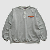 Denver Broncos Starter 90s Pullover Sweatshirt - Heather Gray Vintage - Fanatics