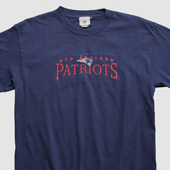 New England Patriots NFL 2000s Long Sleeve T-shirt - Navy Vintage - Fanatics