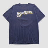 Milwaukee Brewers Majestic 2000s T-shirt Online