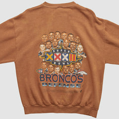 Denver Broncos Delta 1998 Pullover Sweatshirt - Clay Vintage - Fanatics