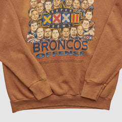 Denver Broncos Delta 1998 Pullover Sweatshirt - Clay Vintage - Fanatics