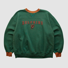 Miami Dolphins NFL 2000s Pullover Sweatshirt - Teal Vintage - Fanatics