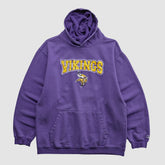 Minnesota Vikings NFL 2000s Hooded Pullover Sweatshirt - Purple Vintage - Fanatics