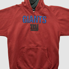 New York Giants Reebok 2000s Hooded Pullover Sweatshirt - Red Vintage - Fanatics