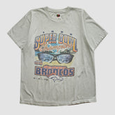 Super Bowl XXXIII Fruit of The Loom 1998 T-shirt - Heather Gray Vintage - Fanatics