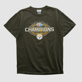 Pittsburgh Steelers Reebok 2006 T-shirt - Charcoal Vintage - Fanatics