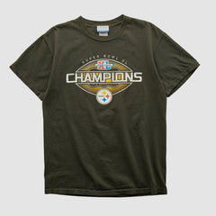 Pittsburgh Steelers Reebok 2006 T-shirt - Charcoal Vintage - Fanatics
