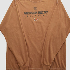Pittsburgh Steelers Reebok 2000s Long Sleeve T-shirt - Clay Vintage - Fanatics
