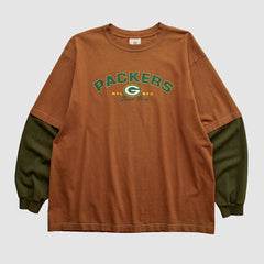 Green Bay Packers NFL 2000s Long Sleeve T-shirt - Clay Vintage - Fanatics