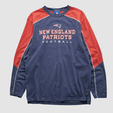 New England Patriots NFL 2000s Long Sleeve T-shirt - Navy Vintage - Fanatics