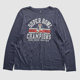 New England Patriots NFL Pro Line 2015 Long Sleeve T-shirt - Navy Vintage - Fanatics