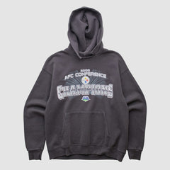Pittsburgh Steelers NFL 2008 Hooded Pullover Sweatshirt - Black Vintage - Fanatics