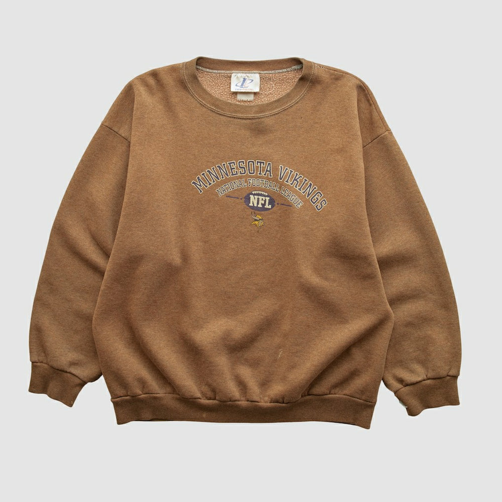 Minnesota Vikings Logo Athletic 2000s Pullover Sweatshirt - Clay Vintage - Fanatics