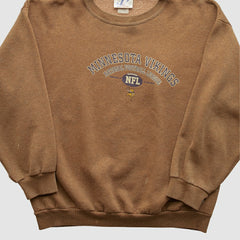 Minnesota Vikings Logo Athletic 2000s Pullover Sweatshirt - Clay Vintage - Fanatics