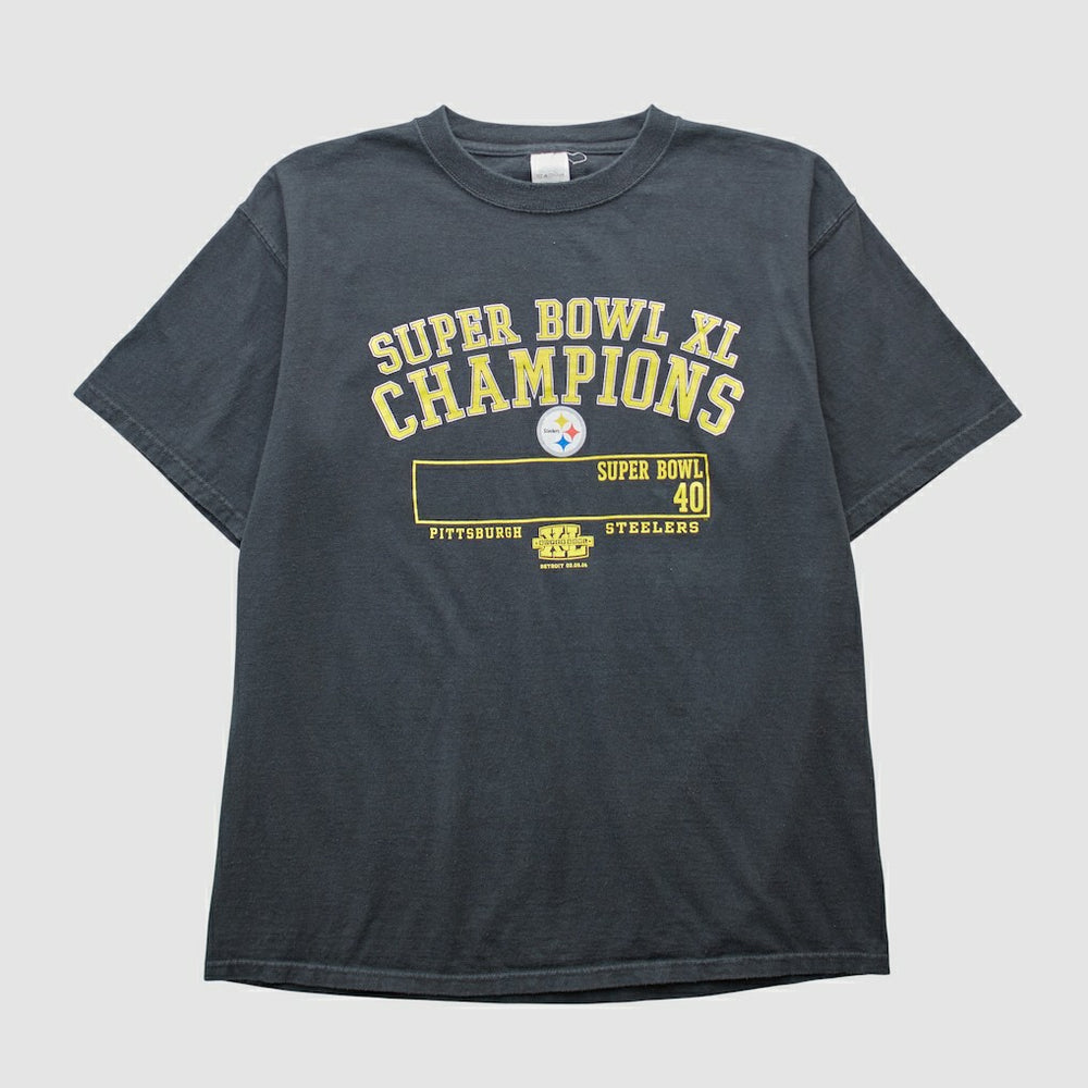 Pittsburgh Steelers 2006 T-shirt - Black Vintage - Fanatics